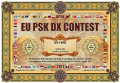 2011 EU PSK DX Contest，台灣第一